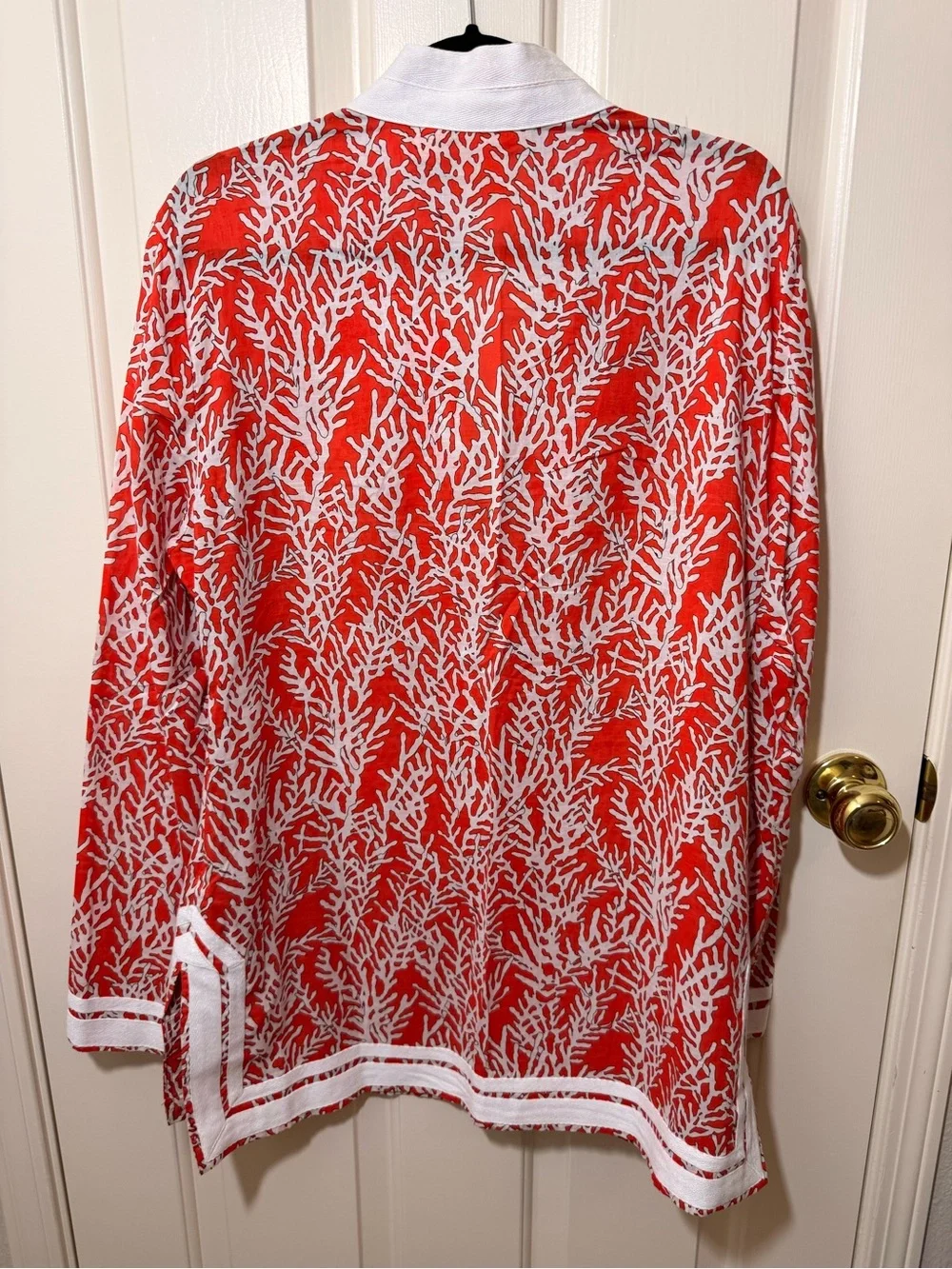 Tory Burch bold coral
